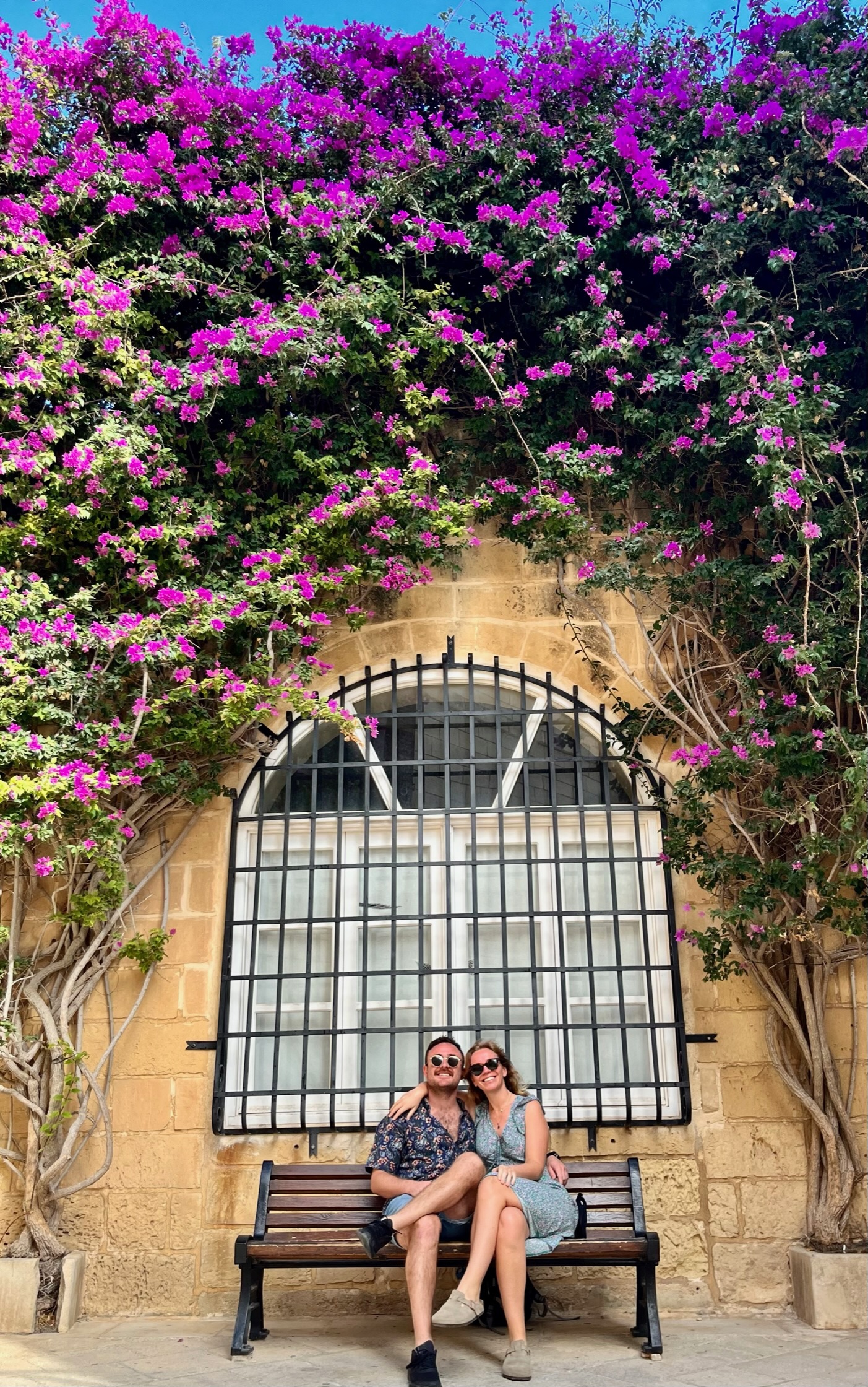 Callum and Livvy in Malta